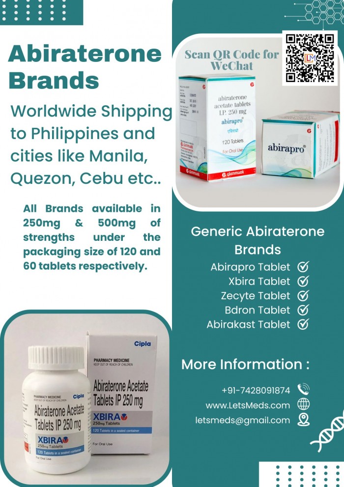 Generic Abiraterone Tablets Price Philippines | Xbira 500mg Tablet | Indian Abiraterone Acetate Tabl