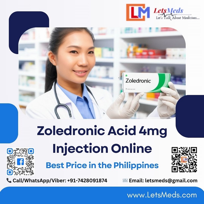 Buy Zoledronic Acid 4mg Injection Online in Philippines | Zoledac Price Manila & Cebu