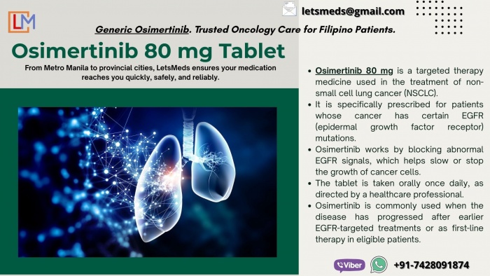 Osimertinib 80 mg Tablet Cost Philippines