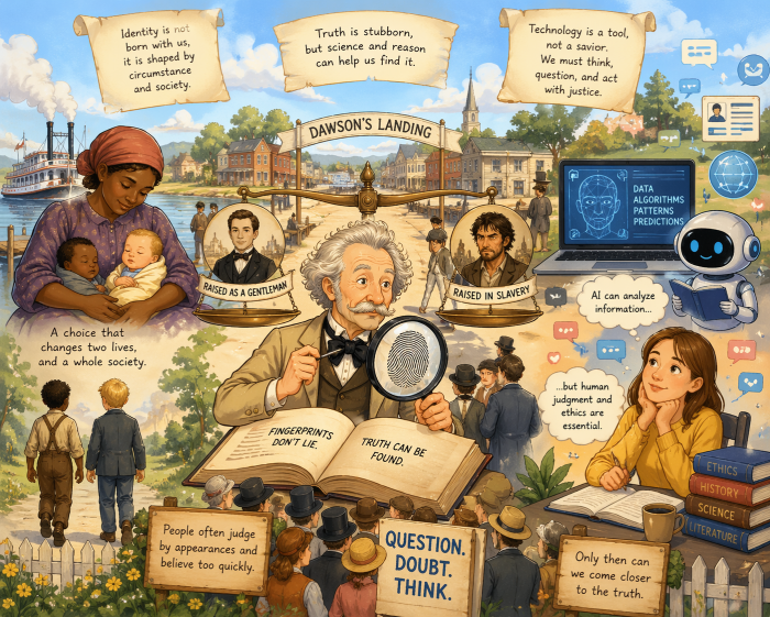 [내 마음의 短篇小說]    독후감: Pudd'nhead Wilson — AI 시대에 다시 읽는 정체성과 진실의 문제