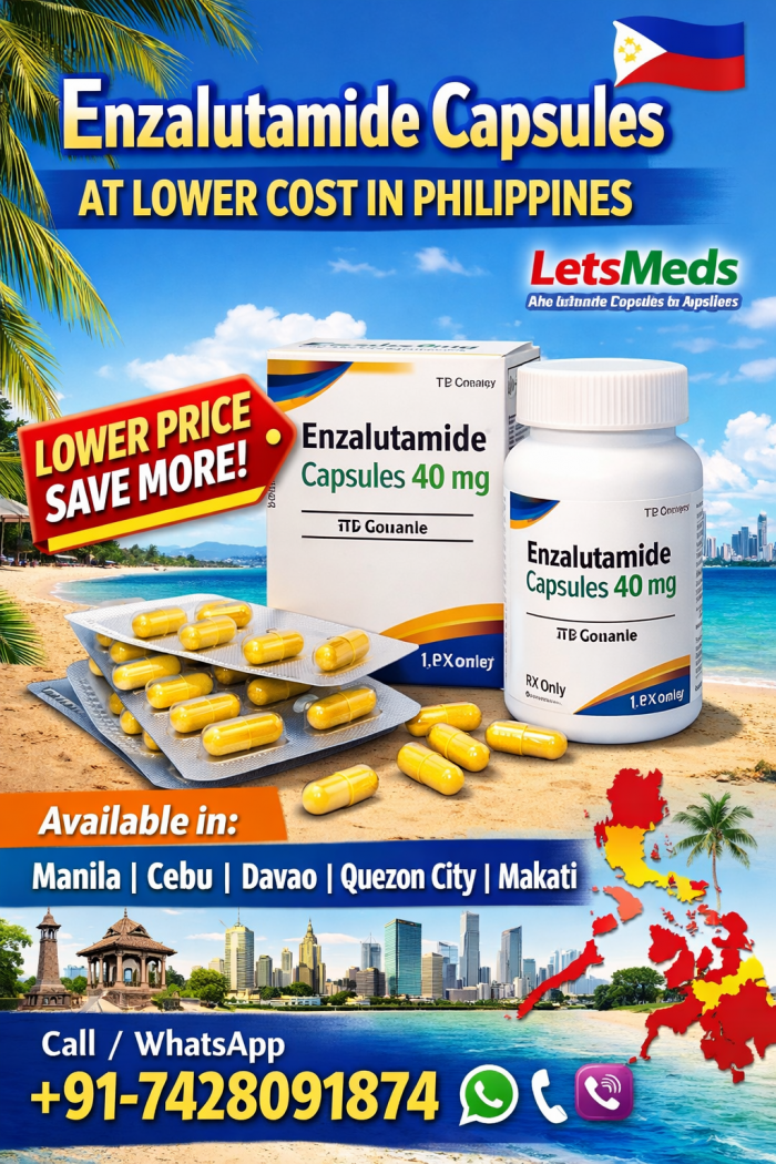 Enzalutamide Capsules at Lower Cost in Manila Philippines