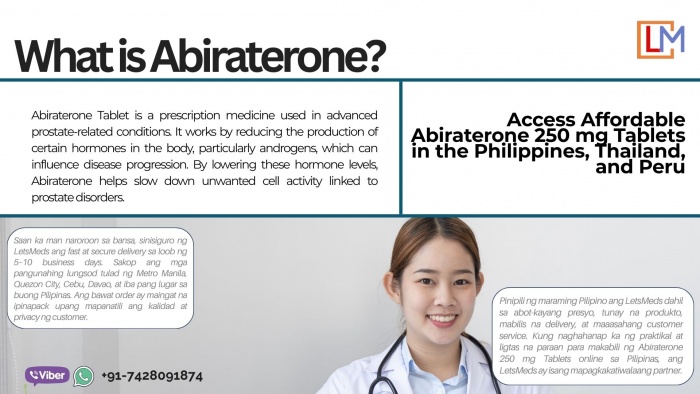 Abiraterone Tablet Online Price in Philippines