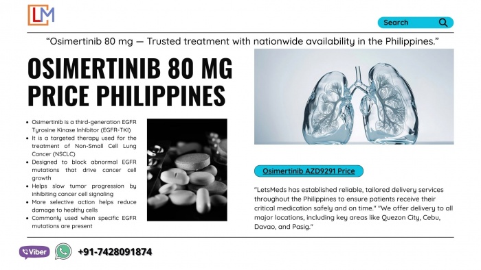 Purchase Osimertinib 80 mg Tablet Online Philippines