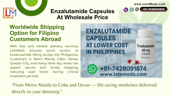 Generic Enzalutamide Capsules at Lower Cost in Philippines