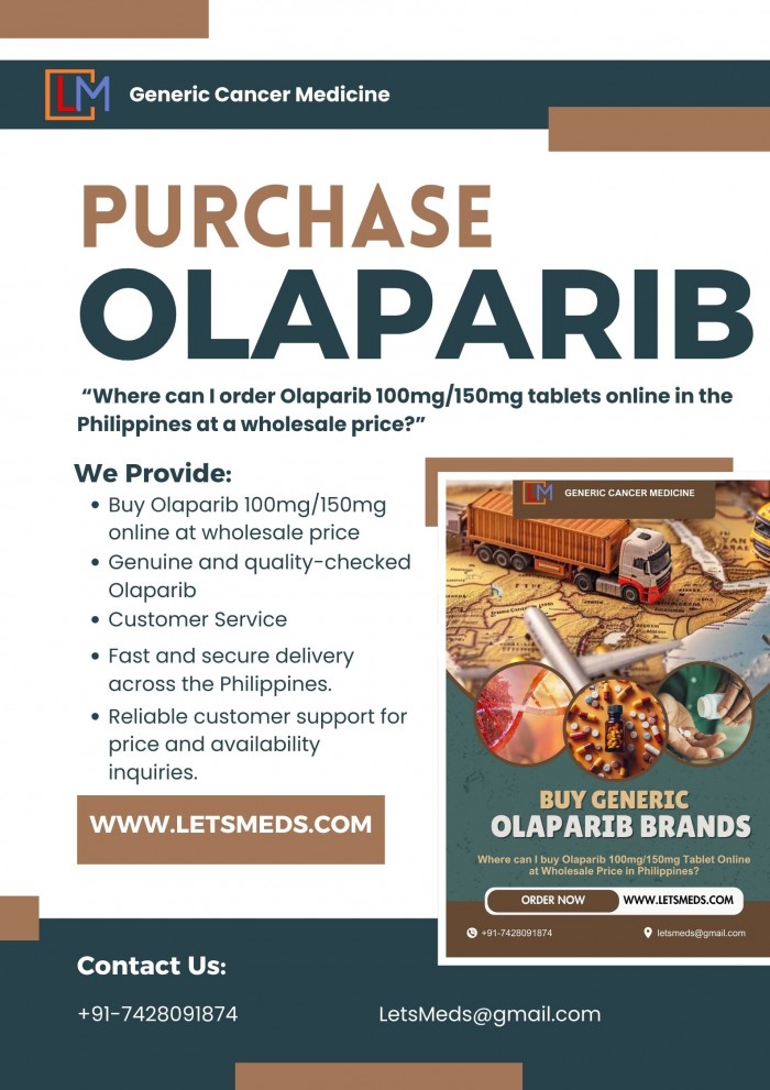  Olaparib 100mg/150mg Tablets at Wholesale Price in the Philippines – Order Online from LetsMeds