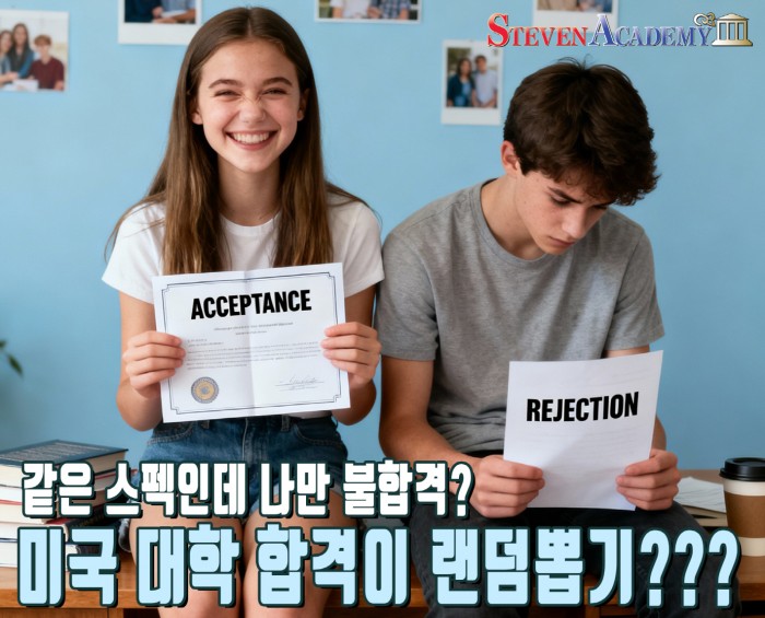 똑같은 스펙.. 친구는 대학 합격&장학금.. 난 불합격 왜그럴까요???