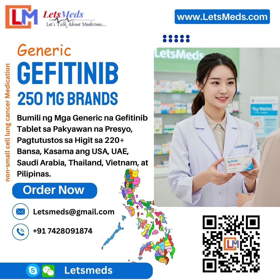 Gefitinib 250 mg in the Philippines: Affordable Generic Brands From LetsMeds