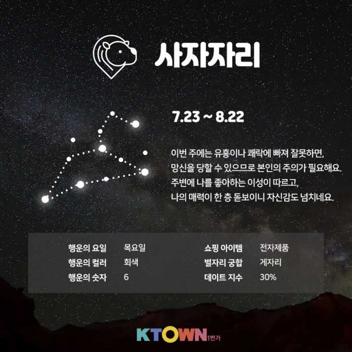 9월 2주차 별자리 운세!(9월 9일 ~ 9월 13일)