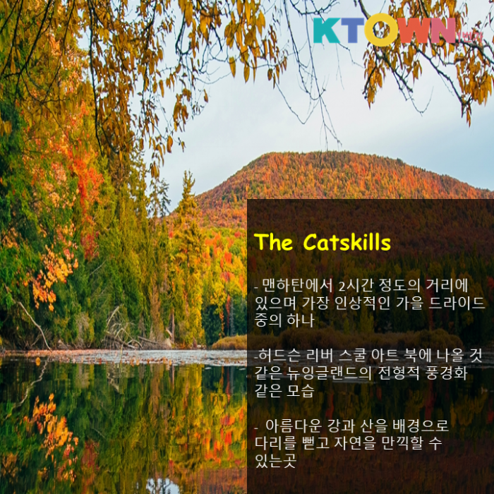 뉴욕의 베스트 단풍길 Best 5