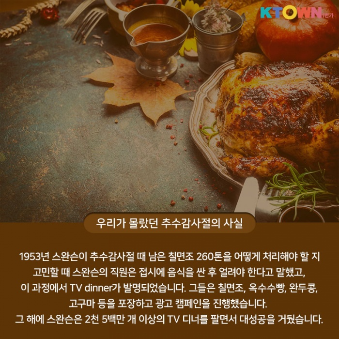 우리가 몰랐던 추수감사절의 새로운 사실 5가지