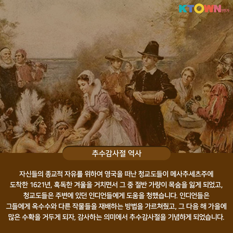 우리가 몰랐던 추수감사절의 새로운 사실 5가지