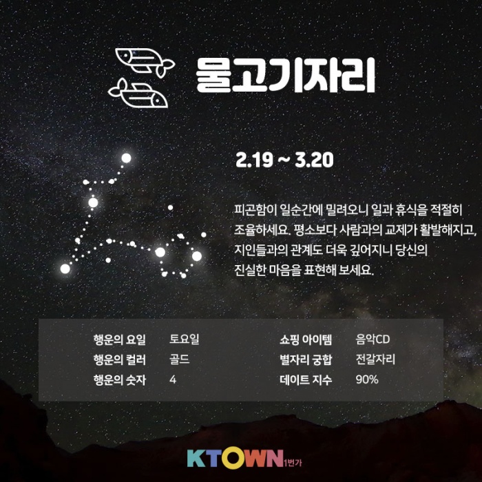 [주간 별자리 운세] 2월 24일부터 3월 1일까지!