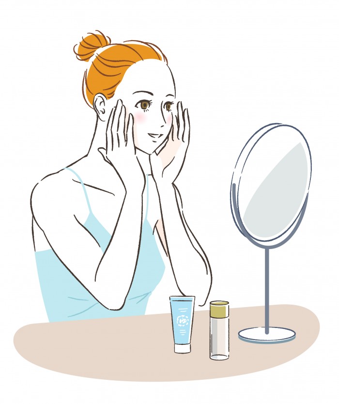 작은 얼굴 만드는 셀프 마사지 방법 + 목주름 방지